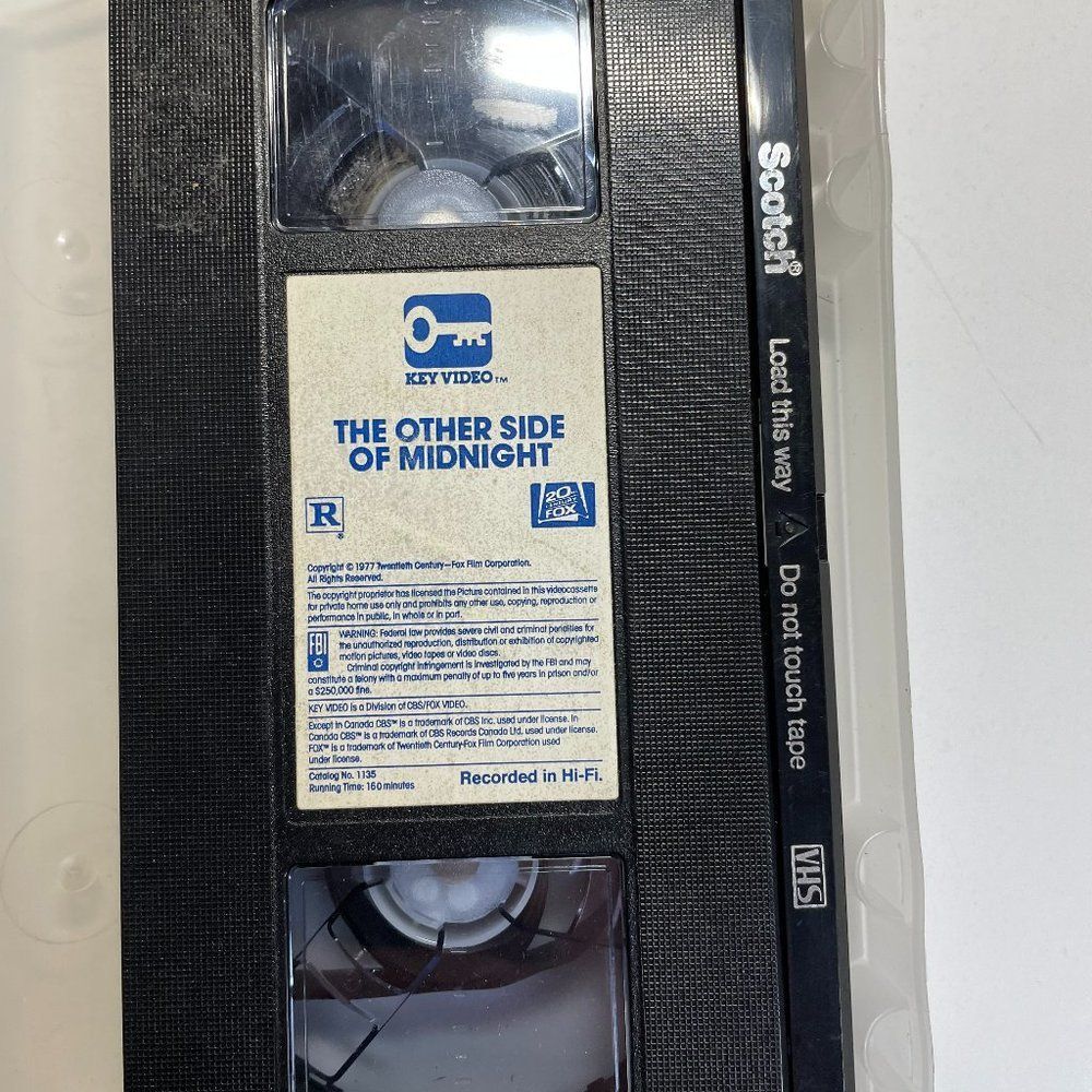 VHS / The Other Side Of Midnight (1977) / Marie-France Pisier / Susan Sarandon